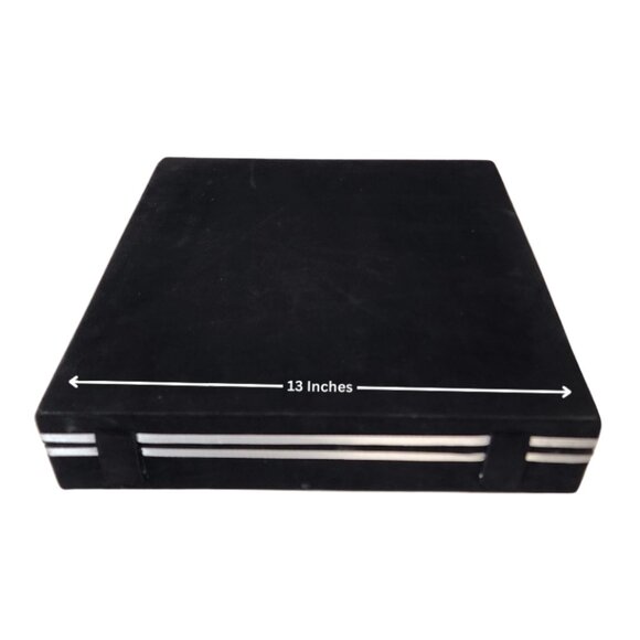 Chess set Storage Box Black Velvet Gift Box for jewelry and personal storage - Picture 10 of 17